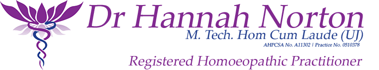 Dr Hannah Norton — Registered Homoeopathic Practitioner